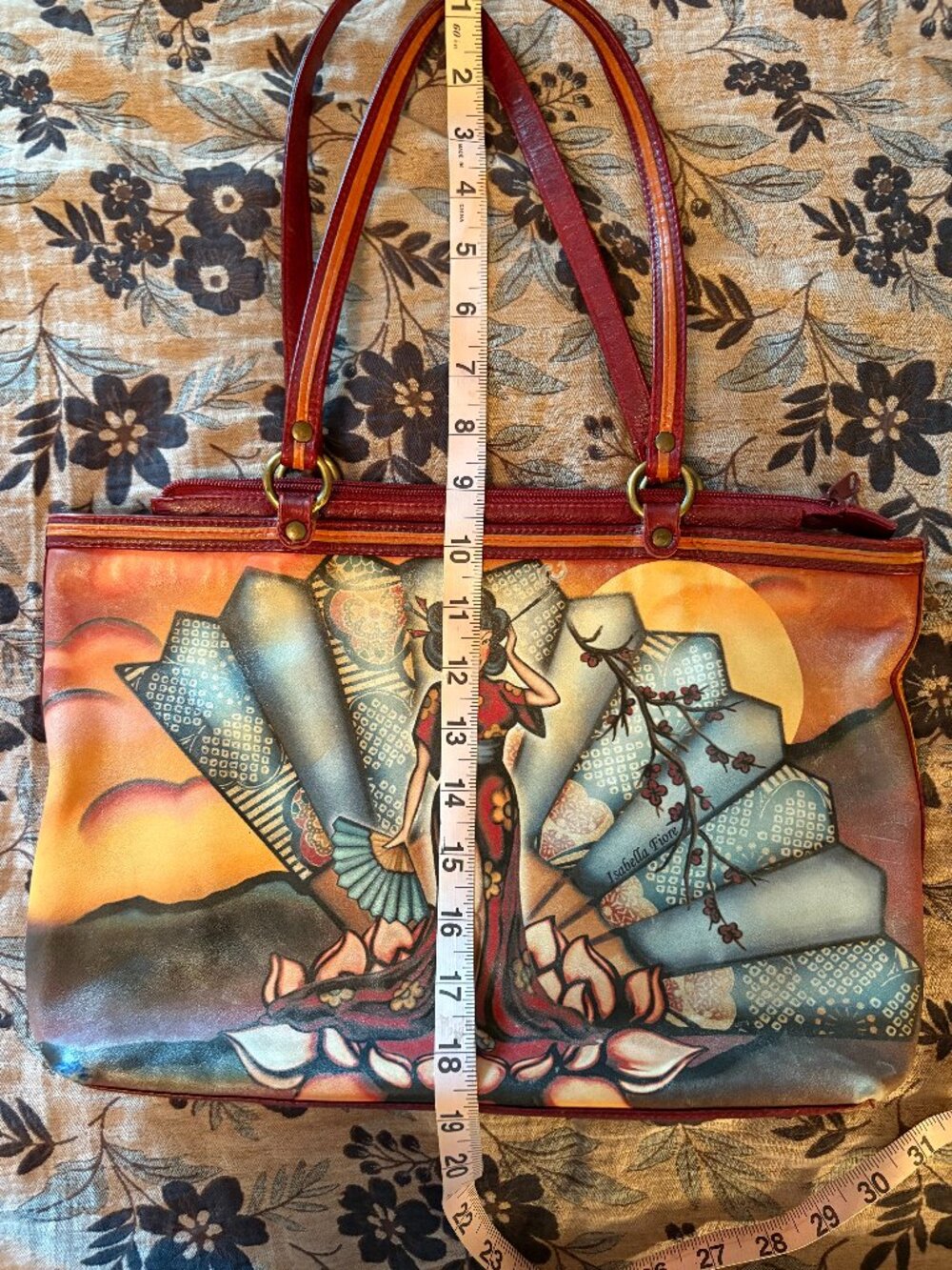 Vintage Isabella Fiore Lotus Lane Shoulder Bag